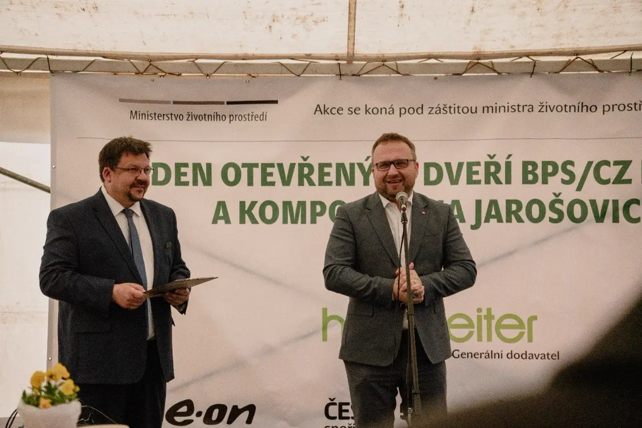 Bioplynka v Jarošovicích: Největší zařízení svého druhu v kraji slavnostně otevřelo novou etapu provozu