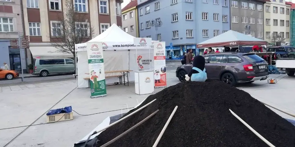 Kompostárna Jarošovice na táborském Dni Země 2022