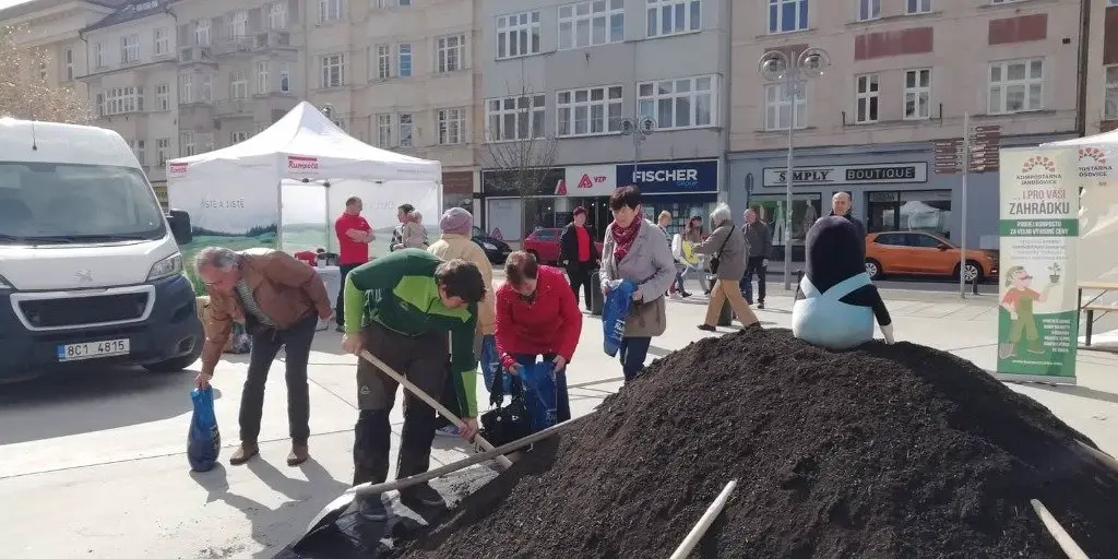 Kompostárna Jarošovice na táborském Dni Země 2022